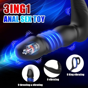 Shock elektrik Stimulator prostat Anal Stimulator untuk anak laki-laki pemijat prostat Stimulator mainan seks untuk pasangan - Product Image 3