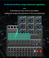 Console de mixage audio professionnelle GAX-TK4 à 4 canaux disponible pour la diffusion en direct à la maison