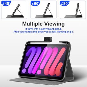 Étui en cuir véritable Laudtec pour <span class=keywords><strong>iPad</strong></span> <span class=keywords><strong>Pro</strong></span> 13 pouces M4 2024 <span class=keywords><strong>avec</strong></span> support de <span class=keywords><strong>stylet</strong></span> de protection antichoc support Premium veille/réveil automatique - Product Image 3