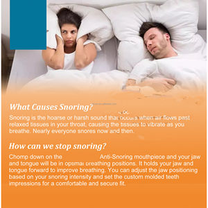 Alat <span class=keywords><strong>Anti</strong></span> Dengkuran, Pelindung Mulut <span class=keywords><strong>Anti</strong></span> Dengkuran, Cetakan Khusus & Penyesuaian yang Dapat Diatur dengan Kotak Penyimpanan - Product Image 5