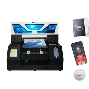 Hoge Efficiëntie A4 Uv Inkjet Printers Mobiele Telefoon Case Printer Logo Digitale Drukkerij Machines A3 Uv Flatbed Printer