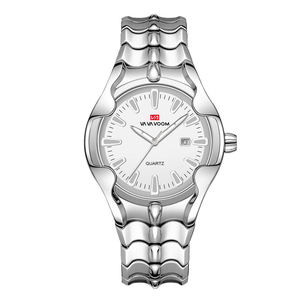 VAVA VOOM 2399 Nouvelle montre pour homme, montre à quartz haut de gamme, calendrier, étanche, personnalisée, décontractée, noire, personnalité unique, logo de marque - Product Image 3