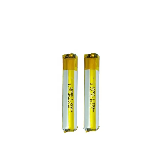 UL1642 Approved 3.7v 480mah Lipo 10500 Cylindrical Li-ion 10400 Rechargeable Lithium ion Battery
