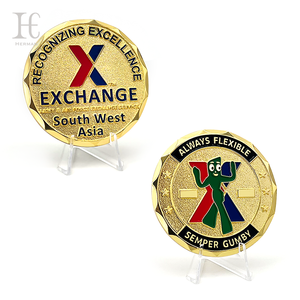 Produttore personalizzato 2 d3d placcatura in oro argento morbido smalto sfida monete Commemorative di alta qualità monete da collezione - Product Image 6