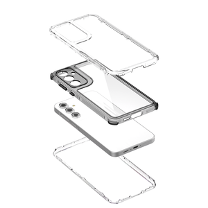 เคสโทรศัพท์กันกระแทก PC สีลูกกวาดใสไฮบริดสีลูกกวาดสำหรับ Samsung Galaxy A55 A25 <span class=keywords><strong>A15</strong></span> A54 A24 A14 A53 <span class=keywords><strong>A15</strong></span> S24พิเศษ - Product Image 4