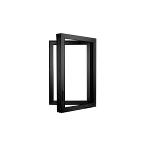 AF-080 Alüminyum Alaşımlı Modern Yatay 2 Raylı Sürgülü Fileli Pencere Stor Perde ile - Product Image 3