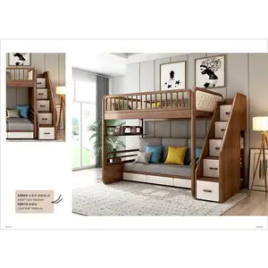 CBMMART фабричная экспортная низкая цена деревянная двухъярусная кровать/детская двухъярусная кровать/детские двухъярусные кровати