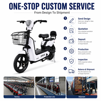 Vélo Électrique Personnalisé en Gros, Scooter Électrique Pas Cher, Vélo Électrique 48V 350W avec Pédales