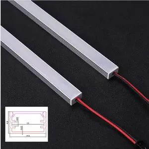 LED-Lichtstreifen-Diffusor Aluminium-Kanal profil 23*10mm für zweireihigen LED-Streifen
