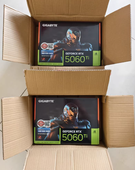 RTX 5060Ti Windforce 16GB AI Independent Graphics Card 320-bit DDR Memory 28000MHz Clock PCI Express 4.0 for Gaming GPU
