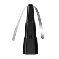 Ventilateur Répulsif Anti-Moustiques Automatique Rétractable USB à Lames Holographiques Souples Sans Produits Chimiques pour Été Automne Intérieur Animaux