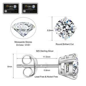 <span class=keywords><strong>Set</strong></span> Perhiasan Moissanite Warna D Berlapis Emas Anting Stud Perak Sterling 925 Kalung Liontin Moissanite <span class=keywords><strong>Set</strong></span> Perhiasan untuk Wanita - Product Image 5