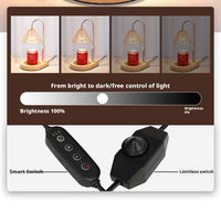Chauffe-bougie électrique parfumé avec minuterie et variateur d'intensité, idéal pour les cadeaux de Noël et la décoration intérieure – Lampe chauffe-bougie électrique réglable