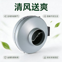 Ventilateur de ventilation en ligne en plastique 575 CFM pour système de ventilation CVC