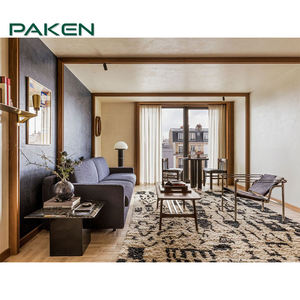 One-Stop Kant-En-Klare Hospitality Meubeloplossing Parijs Stijl Hotel Kingsize <span class=keywords><strong>Bed</strong></span> Slaapkamermeubelset Hotelmeubilair Met Design - Product Image 5