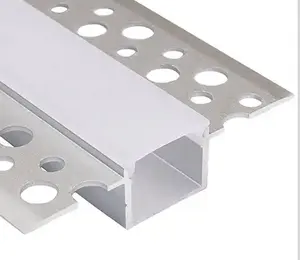 Venta directa de fábrica, canal de perfil de aluminio de alta calidad para tira de luz, canal de perfil de aluminio LED para paneles de yeso