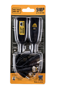 <span class=keywords><strong>Balun</strong></span> de <span class=keywords><strong>Video</strong></span> y Alimentación BNC a <span class=keywords><strong>RJ45</strong></span> CAT5 de 5MP con Conector de Alimentación BNC para Sistema de Cámara PTZ CCTV - Product Image 5