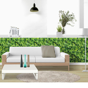 SA-1020 วอลล์เปเปอร์ลายหญ้า 45 ซม.x10 ม. มีกาวในตัว PVC ลายพฤกษศาสตร์ สำหรับตกแต่งห้องนั่งเล่น - Product Image 1