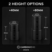 Extension de Guidon Carbonrevo Dualtron pour Trottinette Électrique, Résistante à l'Usure, pour Longues Distances, Pièce de Remplacement