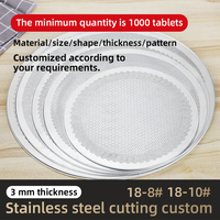 Produsen Lingkaran Logam Stainless Steel Kustom, Pemotongan Pelat Komposit, Aluminium Stainless Steel 304/316, Lingkaran 3 Lapis/Triple