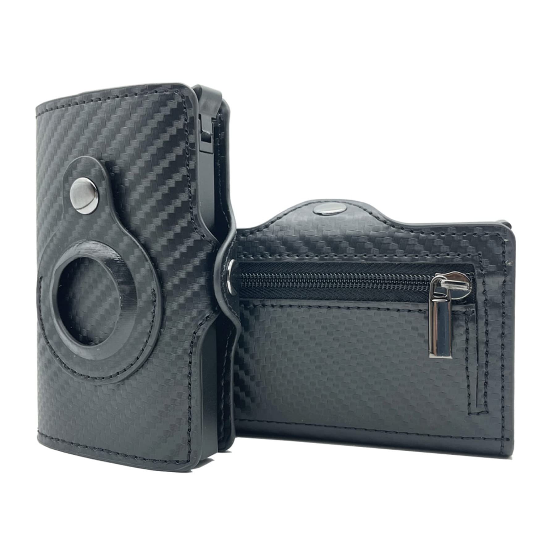 Мини держатель для Карт Rfid для мужчин и женщин, кошелек с биркой для денег, кожаный тонкий держатель, тонкие бумажники для Apple Airtag Tracker Air Tag