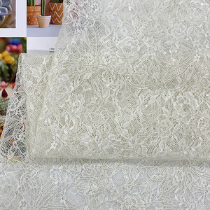 Chất Lượng Hàng Đầu Đám Cưới Đảng Thêu Nigeria Ren Vải Sequined Sang Trọng Chantilly Ren Vải - Product Image 4