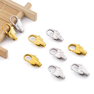 Yüksek Kalite 18 Ayar Altın Kaplama Paslanmaz Çelik Istakoz Toka Takı Toptan Satış Hızlı Çıkarma Bağlantı Elemanı Bilezik Kolye Yapımı İçin - Product Image 2