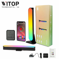 Barre lumineuse LED intelligente RGBIC synchronisée avec la musique, IP67, contrôle vocal et par application, rétroéclairage USB pour TV, divertissement, PC, fête, décoration de salle de jeu