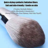Ensemble de pinceaux de maquillage 14 pièces/ensemble, poils doux, pinceaux multi-usages pour fard à paupières, poudre libre, blush et lèvres, outils de beauté portables