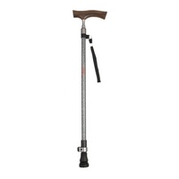 Nouvelle arrivée bâtons de marche extérieurs en aluminium 7075 de haute qualité conçus à la mode bâton de télescope réglable en ébène pour les personnes âgées