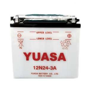 Nouvelle batterie de moto Yuasa 12N24-3A 12V 24Ah Plomb-acide 288Wh - Product Image 1