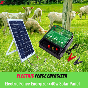 40W Solar PanelBattery Valla eléctrica <span class=keywords><strong>Energizer</strong></span> Fuente de alimentación Batería de 12V o Panel solar Carga del <span class=keywords><strong>cargador</strong></span> de valla eléctrica - Product Image 3