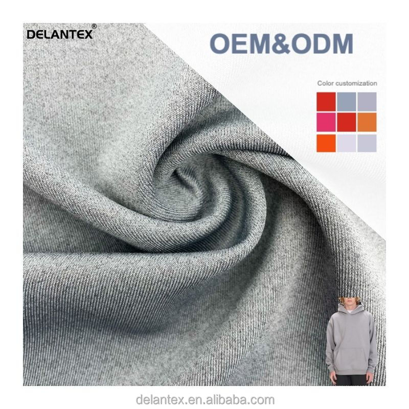 Delantex DTY 75/72 одежда 280GSM серая мягкая замшевая ткань от производителя
