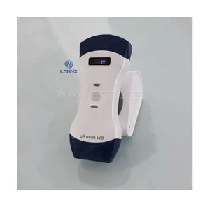 Lannx urason w8 scanner convexo de ultrassom, mini scanner sem fio, alta qualidade, ultrassom de alta qualidade 3 em 1, cabeça dupla, sonda de ultrassom