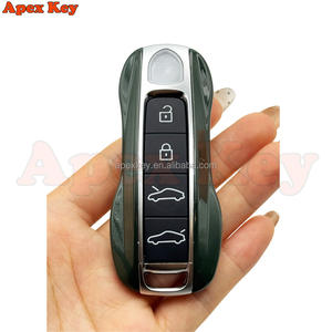 Étuis de clés de remplacement de haute qualité, couleur vert foncé, pour Porsche, avec autocollants pour la création de cadres photo artistiques - Product Image 6