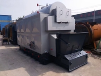 Sistem Pemanas Otomatis Tabung Air Horizontal Industri Efisiensi Termal 85%-87% Boiler Uap Berbahan Bakar Biomassa Batubara 10t/jam
