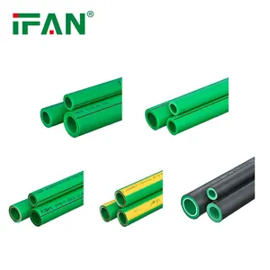 IFAN Factory Plumbing Material Plastic Water Tubes 20-160mm Polypropylene Welding PPR Pipes