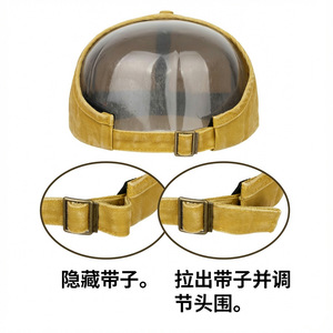 Ponytail Baseball Cap Velour Adjustable Sunshade Hat Unisex Solid Color Cotton Breathable Outdoor Wear - Product Image 3