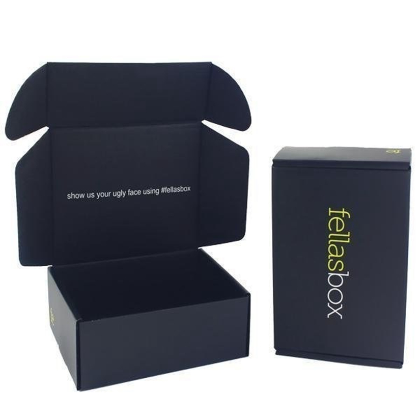 Custom Printed Glossy Lamination Matte Finish Corrugated Shoe Packaging Box with Custom Color and Logo Options