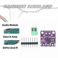 MAX98357 I2S Papan Pengembangan Audio SPI Amplifikasi Kelas D Tanpa Filter Mendukung ESP32 Raspberry Pi 100% Seri Standar Baru