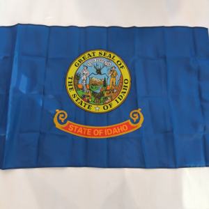 Fábrica al por mayor personalizado 3x5ft doble cara <span class=keywords><strong>Idaho</strong></span> para bandera del Estado resistente al aire libre para EE. UU. Banner con 2 ojales - Product Image 1