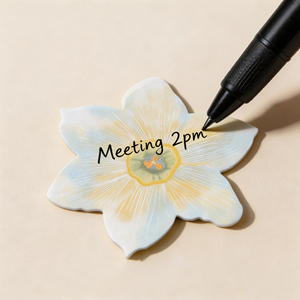 Narcissus Flower Sticky Notes 30 Sheets Self-adhesive <b>Memo</b> <b>Pads</b> - Product Image 5