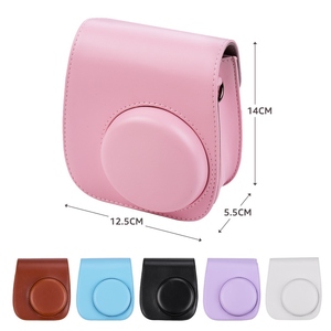 Étui pour <span class=keywords><strong>appareil</strong></span> <span class=keywords><strong>photo</strong></span> <span class=keywords><strong>instantané</strong></span> portable en cuir PU avec bandoulière compatible avec <span class=keywords><strong>Fujifilm</strong></span> Fuji <span class=keywords><strong>Instax</strong></span> <span class=keywords><strong>Mini</strong></span> <span class=keywords><strong>11</strong></span> - Product Image 5