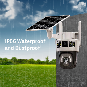 Năng lượng mặt trời 360 ° Pan-Tilt ngoài trời Camera An Ninh tầm nhìn ban đêm thông minh phát hiện chuyển động theo dõi con người 4G Sim mạng Máy ảnh - Product Image 4