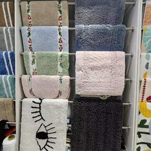 שטיח מותאם אישית בצורת קטיפה 3D מטופח רחיץ שטיח מעטפת משובץ מחצלת אמבטיה מחצלות לאמבטיה מיקרופייבר מונעות החלקה - Product Image 5