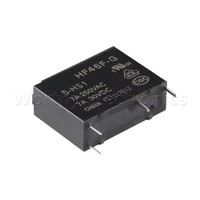 Composant électronique, relais électromagnétique 5VDC 7A 4PIN DIP HF46F-G/5-HS1 pour relais