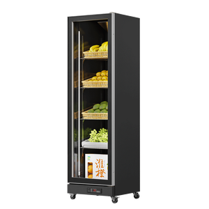 Singola <span class=keywords><strong>porta</strong></span> 400L supermercato commerciale di <span class=keywords><strong>frutta</strong></span> vegetale Display frigo frigorifero per <span class=keywords><strong>frutta</strong></span> e verdura - Product Image 1