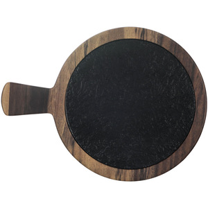 <b>Black</b> Melamine Flat <b>Plate</b> Rectangle Restaurant Steak Pizza Serving Tray Commercial Use - Product Image 2