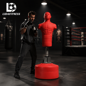 Saco de <span class=keywords><strong>Boxeo</strong></span> Ajustable de 160-180 cm con Base Estable para Entrenamiento de <span class=keywords><strong>Boxeo</strong></span> - Product Image 6
