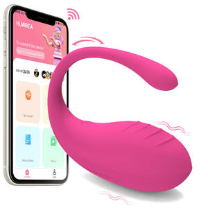 Télécommande APP sans fil portant des têtards de simulation d'oeufs sautant point G féminin orgasme masturbation vibrateur sexuel adulte - Product Image 2